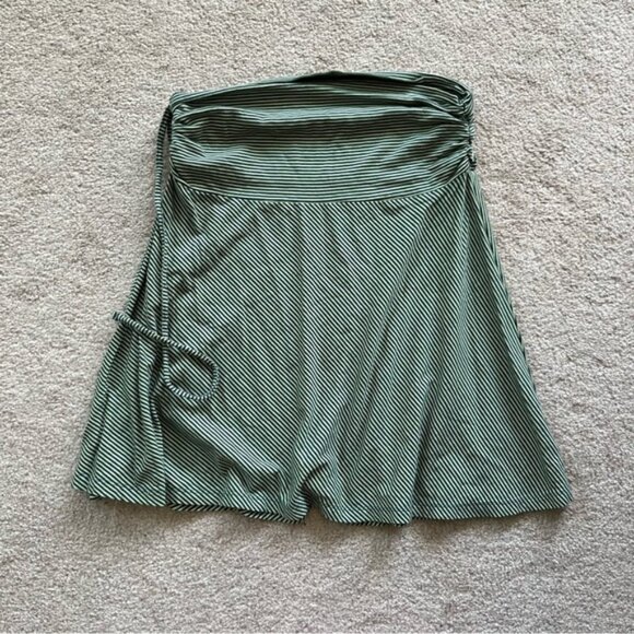 Patagonia Lithia Green‎ Diagonal Striped Skirt - Picture 1 of 3